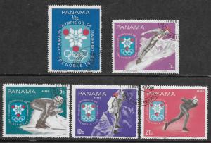 Panama Scott 484-484E  NHCTOs  Short set