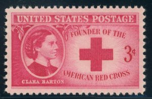 US Stamp #967 Clara Barton 3c - PSE Cert - Superb 98 - MOGNH - SMQ $65.00