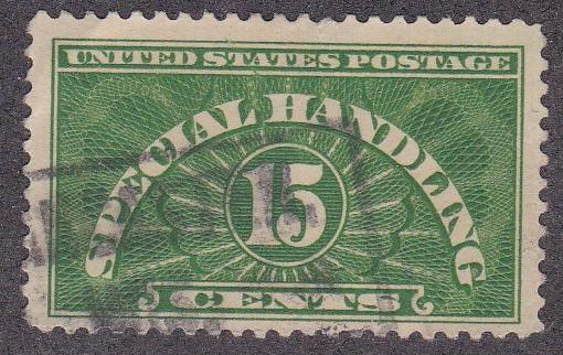 U.S. # QE2, Used Special Handling Stamp