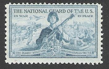 US Cat # 1017, National Guard, MNH*-