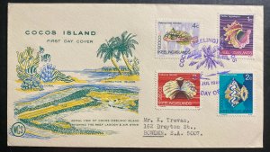 3 Keeling Cocos Island First Day Covers FDC Collection Lot 1969