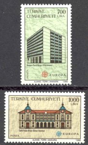 Turkey Sc# 2469-2470 MNH 1990 Europa