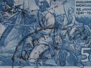 ​CUBA-SIX PICTORIAL CUBA LARGE USED-VERY OLD STAMP-VERY FINE PLEASE WATCH