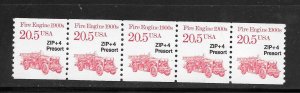 #2264 MNH Strip of 5