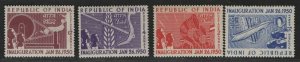 $India Sc#227-230 M/LH/VF, Complete set Cv. $37.25