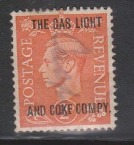 GREAT BRITAIN Scott # 238 Used - KGVI Gas Light & Coke Company OP