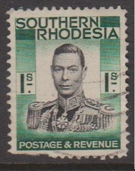 Southern Rhodesia Sc#50 Used Fault