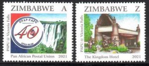 Zimbabwe - 2021 PAPU @ Victoria Falls Set MNH**