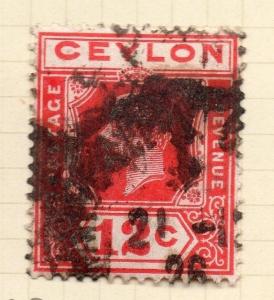 Ceylon 1922-27 Early Issue Fine Used 12c. 154574