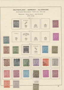 germany 1945-1946 russian zone stamps page ref 18705