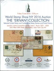 World Stamp Show NY 2016  Auction Catalog-The  'Erivan' Collection