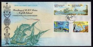 Norfolk Island 471-474 U/A FDC