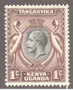 Kenya Uganda Tanganikya, Scott #46, Unused, Hinged