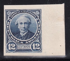 Argentina 1882 12c Ultramarine Imperf. Scott 45 var