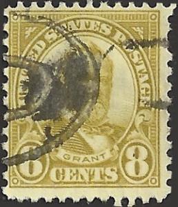 # 640 USED OLIVE GREEN ULYSSES S. GRANT