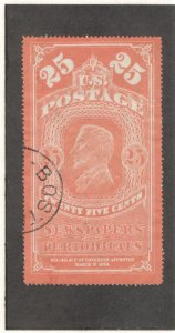 US SCOTT# PR3, SCV $2500.00