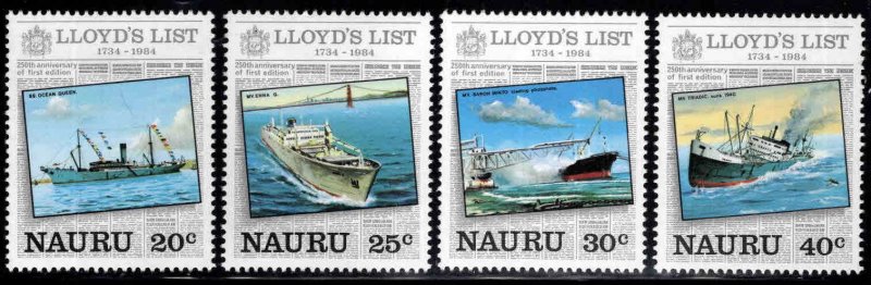 NAURU Scott 280-284  MNH** Lloyds set  1984