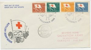 Cover / Postmark Netherlands Antilles 1958 Red Cross