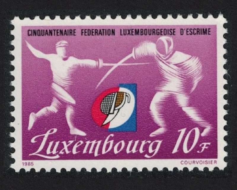 Luxembourg Fencing Federation 1985 MNH SG#1154 MI#1121