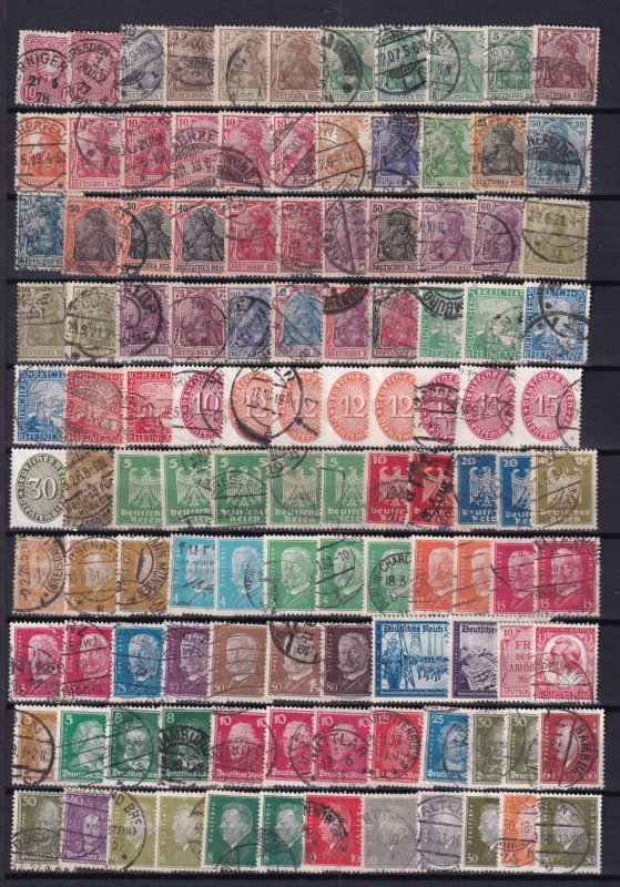 Worldwide lot - Mixed Germany,  over 320 stamps - MH, Used