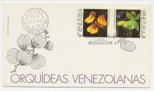 Cover / Postmark Venezuela 1998 Orchid