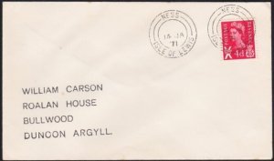 GB SCOTLAND 1971 cover NESS / ISLE OF LEWIS  cds...........................A8537