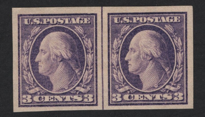 United States MINT Scott Number 484 VERT  LINE PAIR  MH  VF  - BARNEYS 