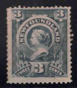 NEWFOUNDLAND Scott 60 Regummed 1890 Victoria stamp CV$35