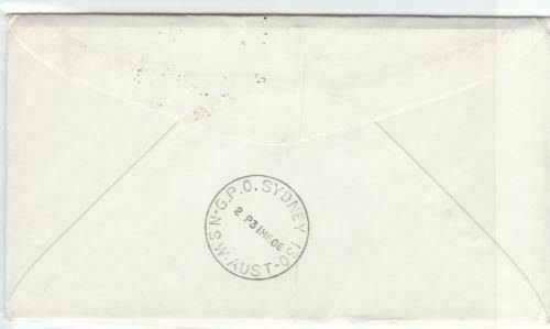 qantas sydney to mexico city 1966  sealed air mail stamps cover ref r15397