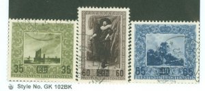 Liechtenstein #281-3 Used Single (Complete Set)