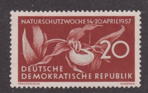 Germany DDR 327 Lady's Slipper 1957