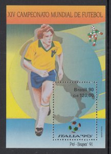 Brazil 2244 Soccer Souvenir Sheet MNH VF
