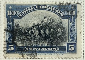 AlexStamps CHILE #86 VF Used 