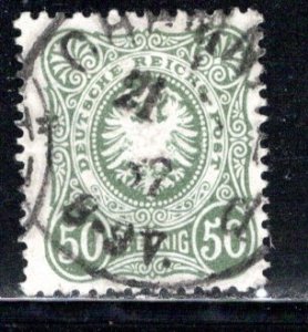 Germany Reich Scott # 42b, used, experts h/s, Mi 44 Ic