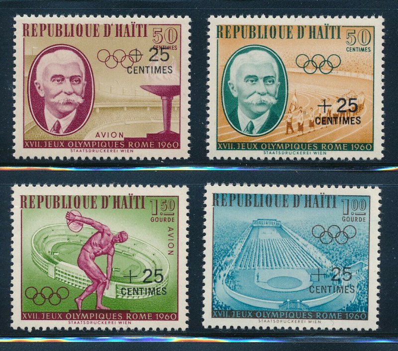 Haiti - Rome Olympic Games MNH Sports Set B18-CB29 (1960) 