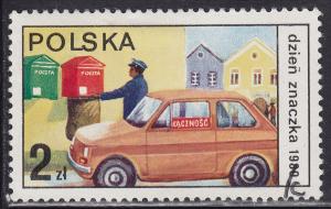 Poland 2419 Stamp Day, Mail Pick-Up 2.00zł 1980