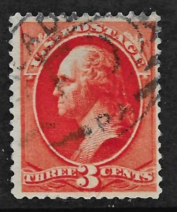 1887 Scott #214 used FVF, Cat. Val. $50.00