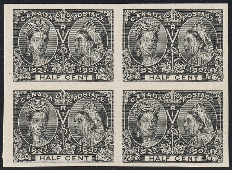 EDSROOM-17432 Canada 50P 3 1897 Proof Block of 4 Jubilee CV$360