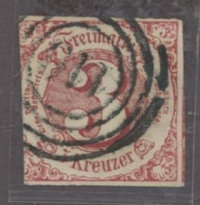 Thurn & Taxis #53 Used Single