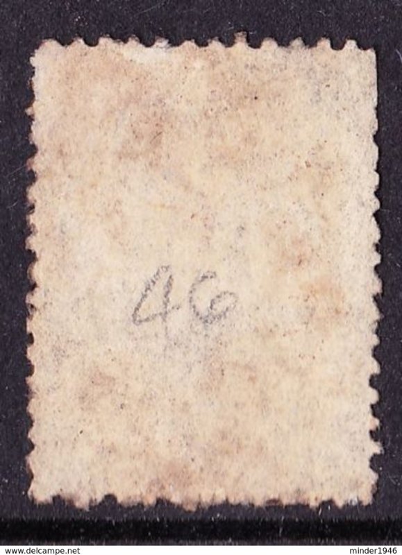 CEYLON 1863 QV 6d Sepia Perf 13 SG46 Used  CV£250