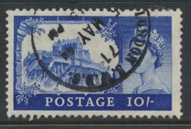 Great Britain  SG 597a SC# 373 Used  Wilding definitive  BW Printing