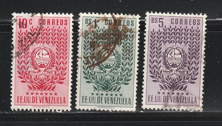 Venezuela 542, 546-547 U Coat Of Arms