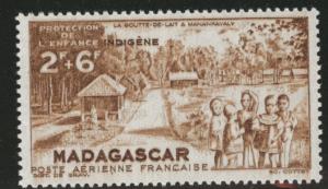 Madagascar Malagasy Scott CB3 MNH** 1942 airmail semi