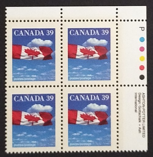 Canada 1166i Plate Block UR VF MNH