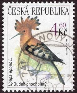 Czech Republic 3083 - Used - 4.60k Hoopoe (1999)