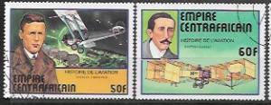 Central African Empire # 297 - 301. History of Aviation  Concorde.