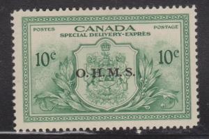 CANADA Scott # EO1 - Mint Hinged - 10 Cent Official Special Delivery Issue