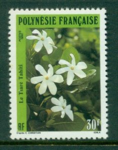 French Polynesia 1990 Tiare Flower 30f MUH