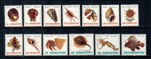 Singapore #263-275  Mint  Scott $27.60