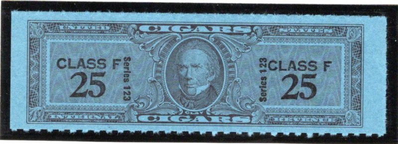 Springer TC2484a, MNH, Class F, 25 Cigars, Series 123, 1953, USA Revenue